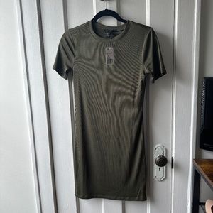 Forever21 Short Dress Olive Medium